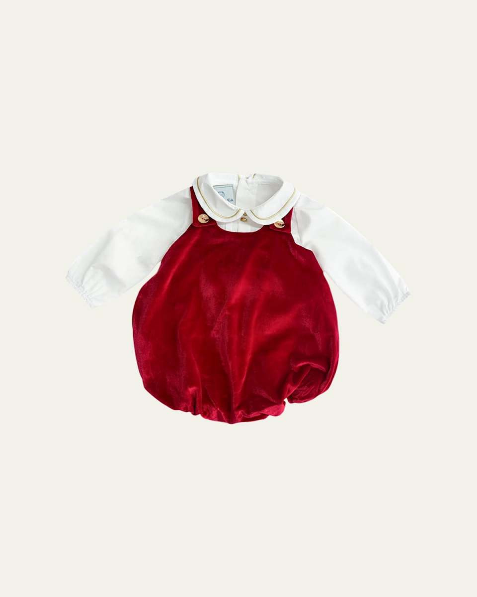 Boy's Victor Romper & Shirt Set, Size 3M-